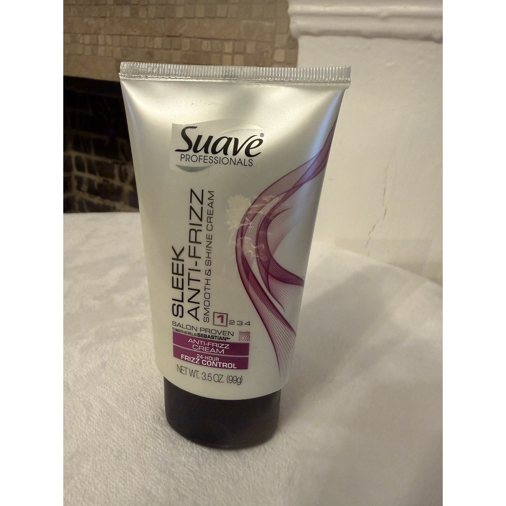 Suave Professionals Sleek 24 hour Anti-Frizz Cream 3.5 oz Discontinued *READ*